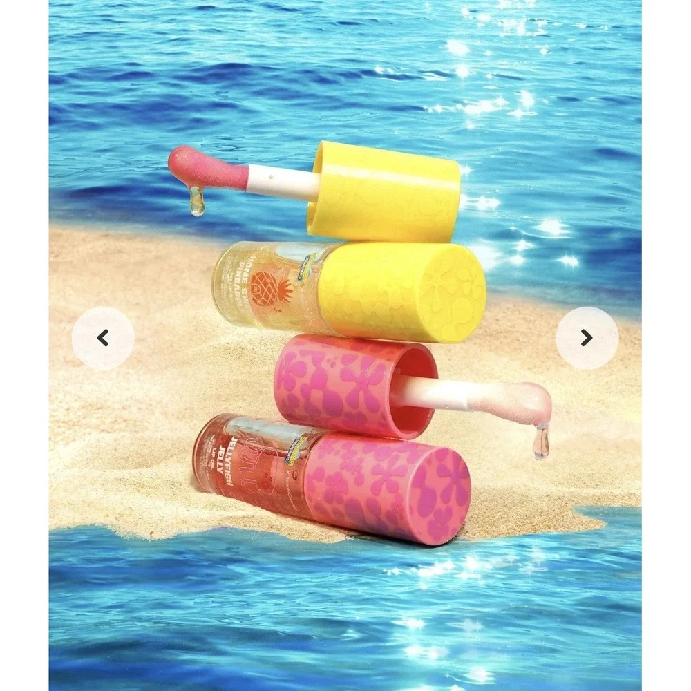 SpongeBob X Beauty‎ Creations JELLYFISH JAM Lip Oil Lipgloss Set SEALED NIB
